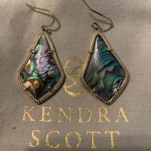 Kendra Scott Alex Gold Abalone Earrings